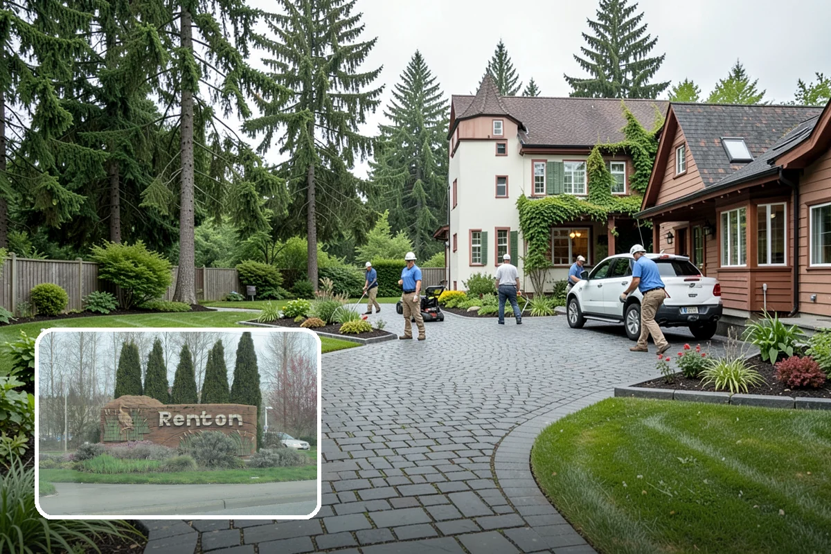 Boulder Placement in Renton, King County, WA - Natural focal points and dramatic scale