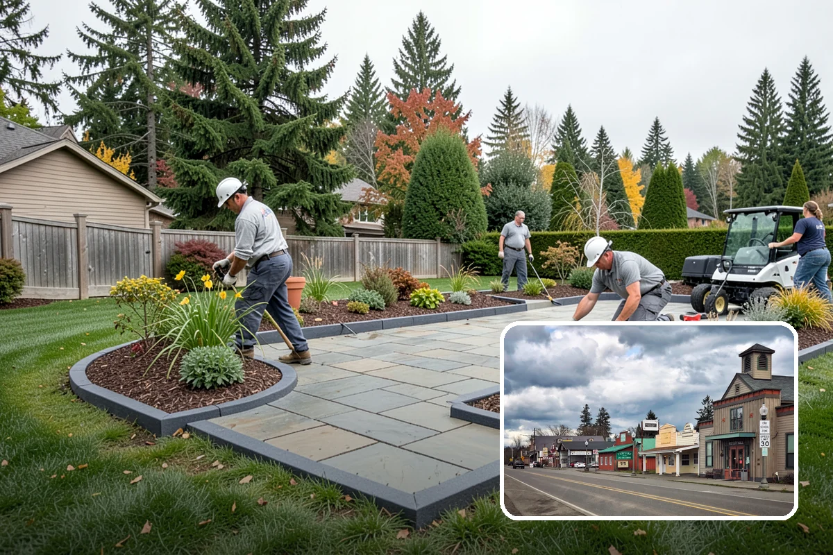 Boulder Placement in Roy, Pierce County, WA - Natural focal points and dramatic scale