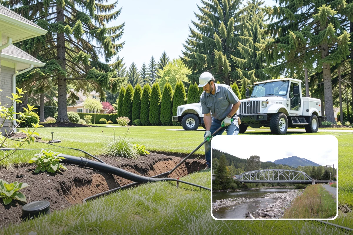 Boulder Placement in Skykomish, King County, WA - Natural focal points and dramatic scale