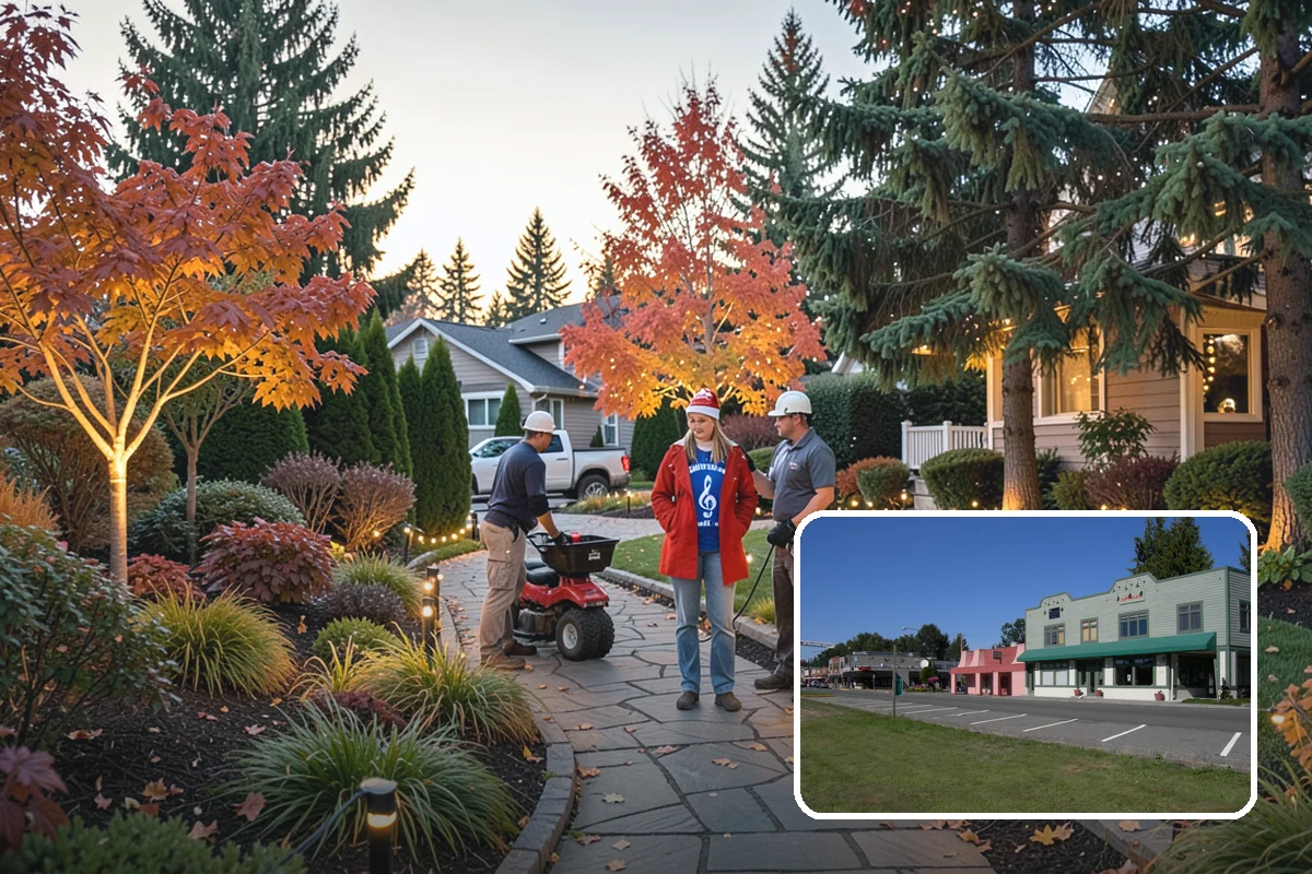 Boulder Placement in Snoqualmie, King County, WA - Natural focal points and dramatic scale