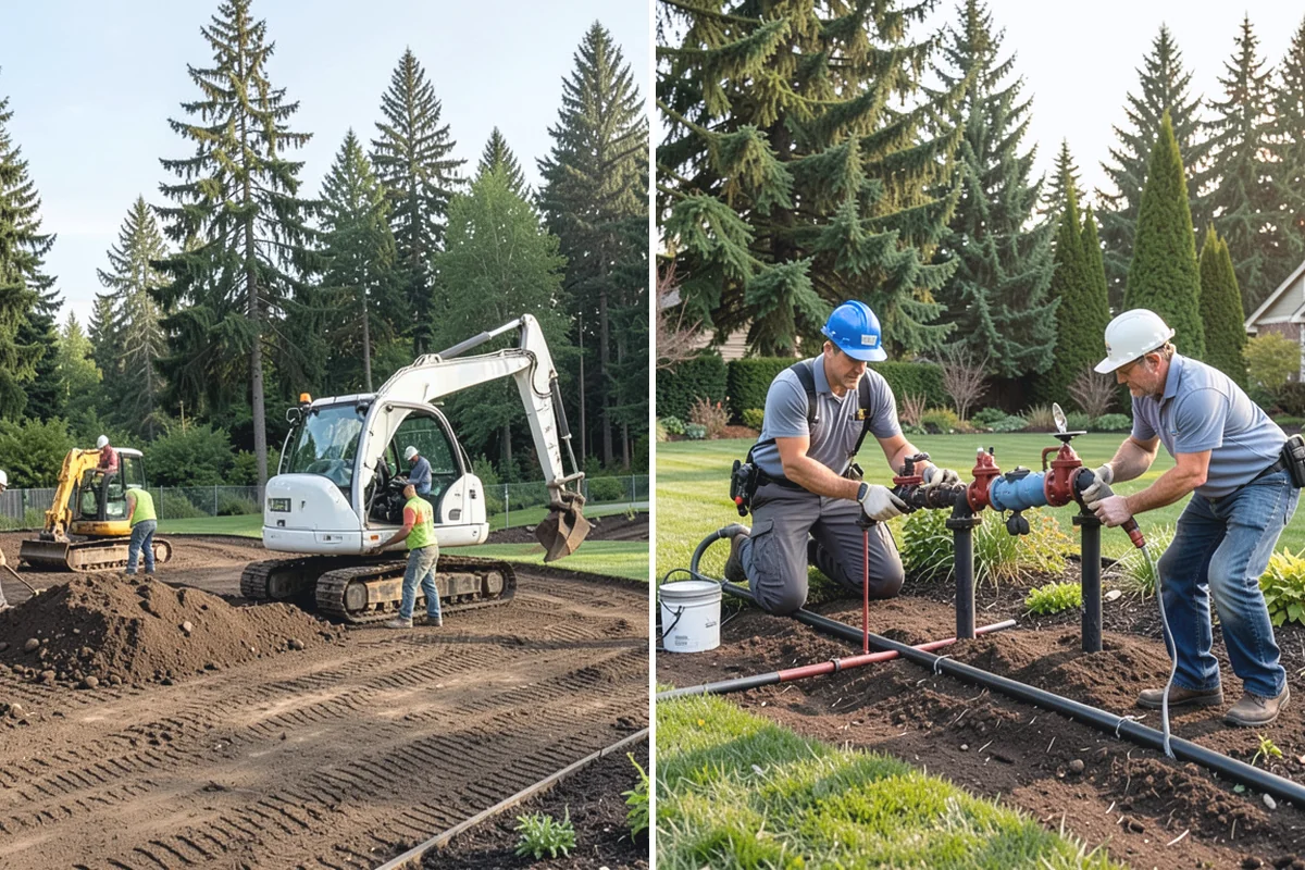 Boulder Placement in Sumner, Pierce County, WA - Select boulders for size and character