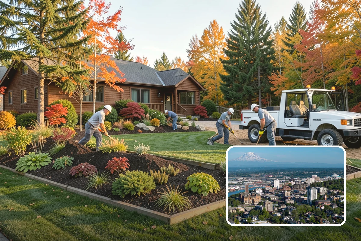 Boulder Placement in Tacoma, Pierce County, WA - Natural focal points and dramatic scale