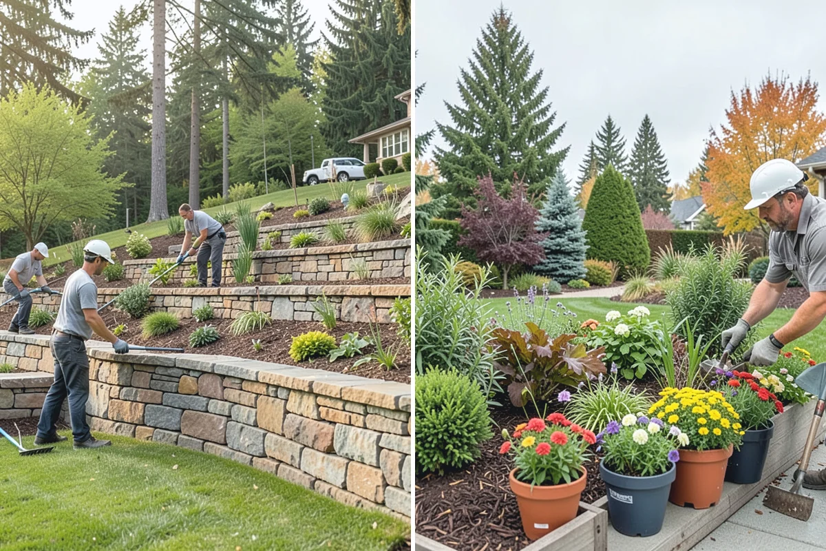 Boulder Placement in Wilkeson, Pierce County, WA - Select boulders for size and character