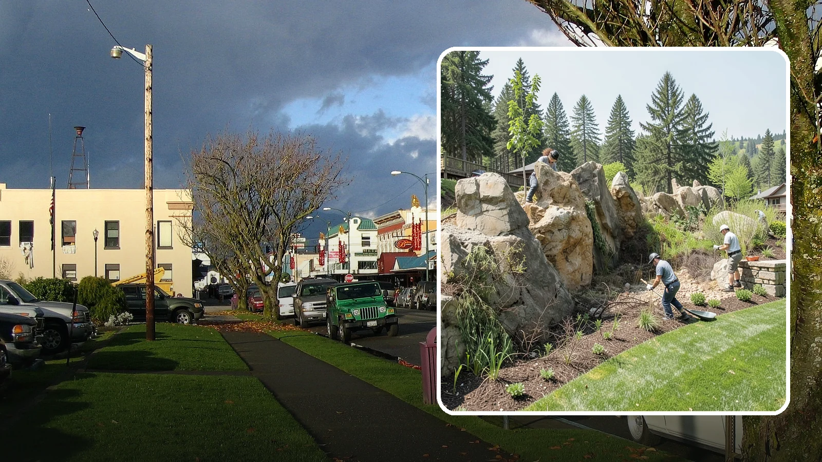 Boulder Retaining Wall in Arlington, Snohomish County, WA - A rugged wall of large stacked boulders that stabilizes steep PNW slopes with a bold, naturalistic look and excellent drainage.