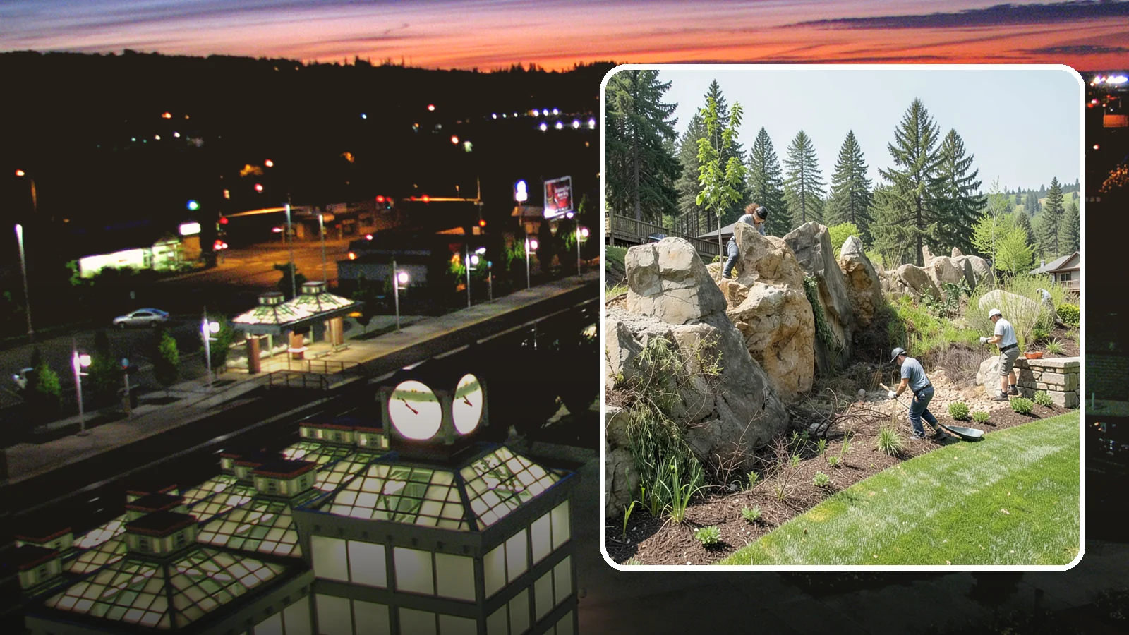 Boulder Retaining Wall in Auburn, King County, WA - A rugged wall of large stacked boulders that stabilizes steep PNW slopes with a bold, naturalistic look and excellent drainage.