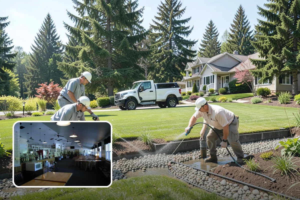 Boulder Retaining Wall in Black Diamond, King County, WA - Excellent free-draining performance in wet climates