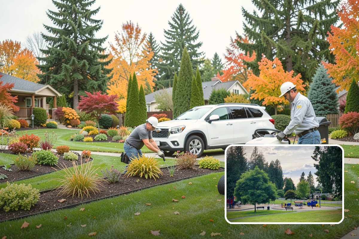 Boulder Retaining Wall in Bonney Lake, Pierce County, WA - Excellent free-draining performance in wet climates