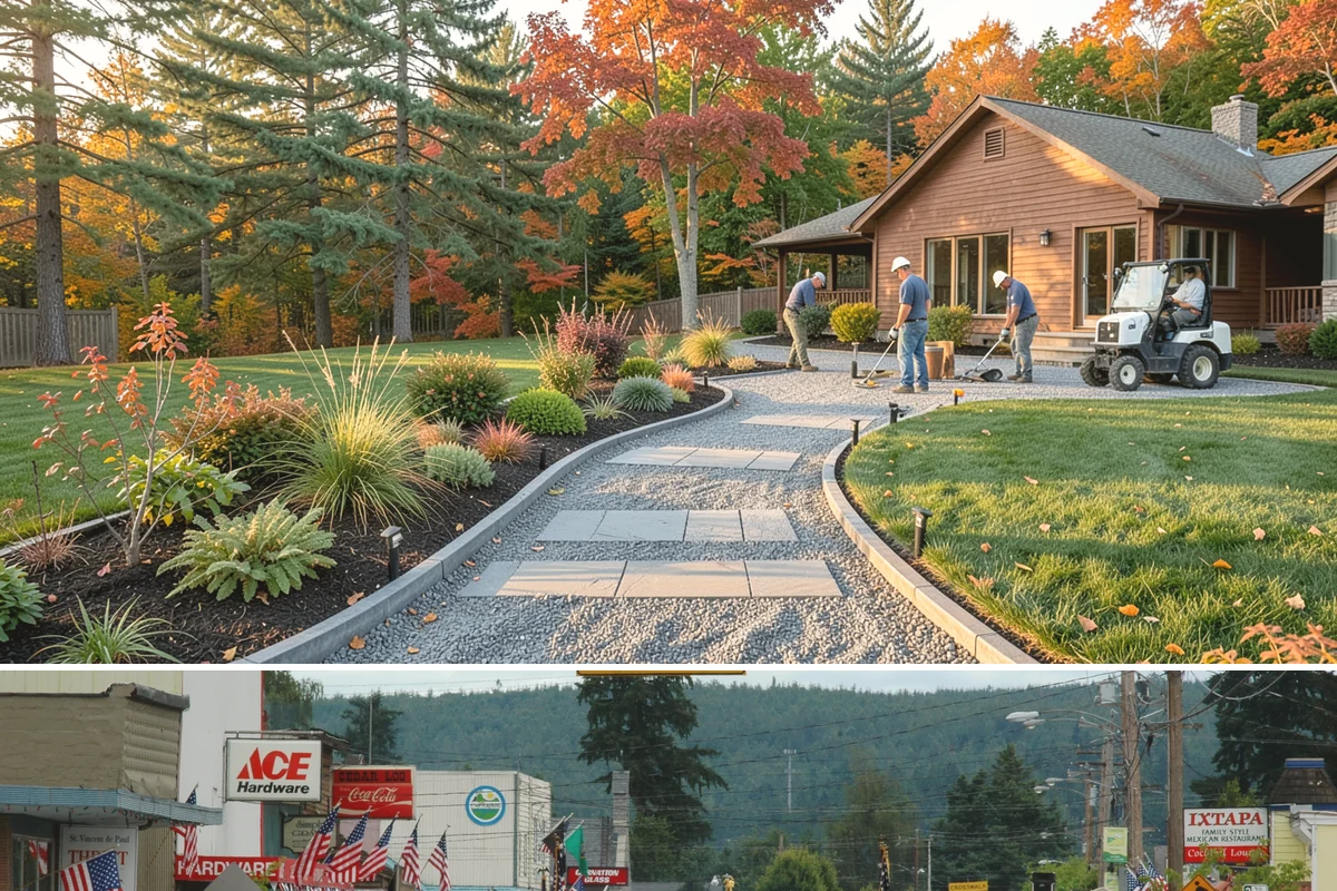 Boulder Retaining Wall in Carnation, King County, WA - Best placed in drier spring-through-fall conditions when heavy equipment can work the slope without churning saturated PNW soil.