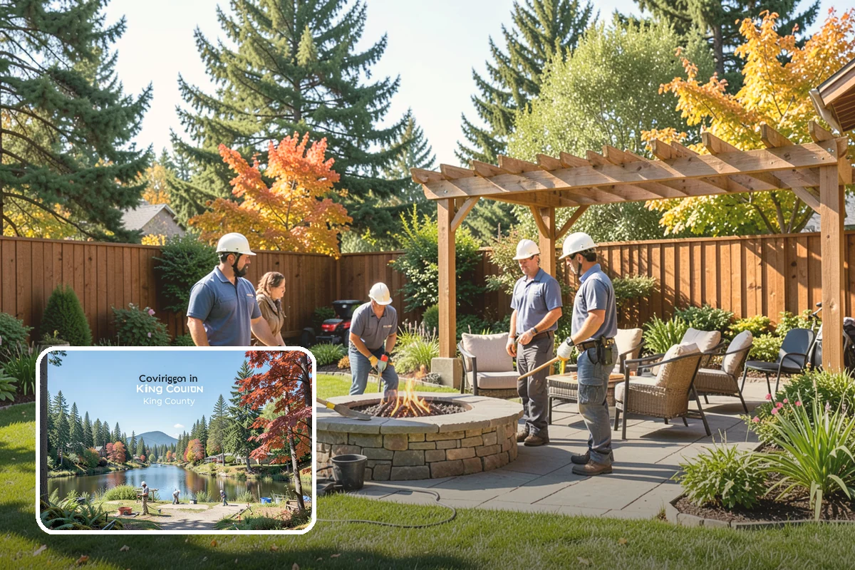 Boulder Retaining Wall in Covington, King County, WA - Excellent free-draining performance in wet climates