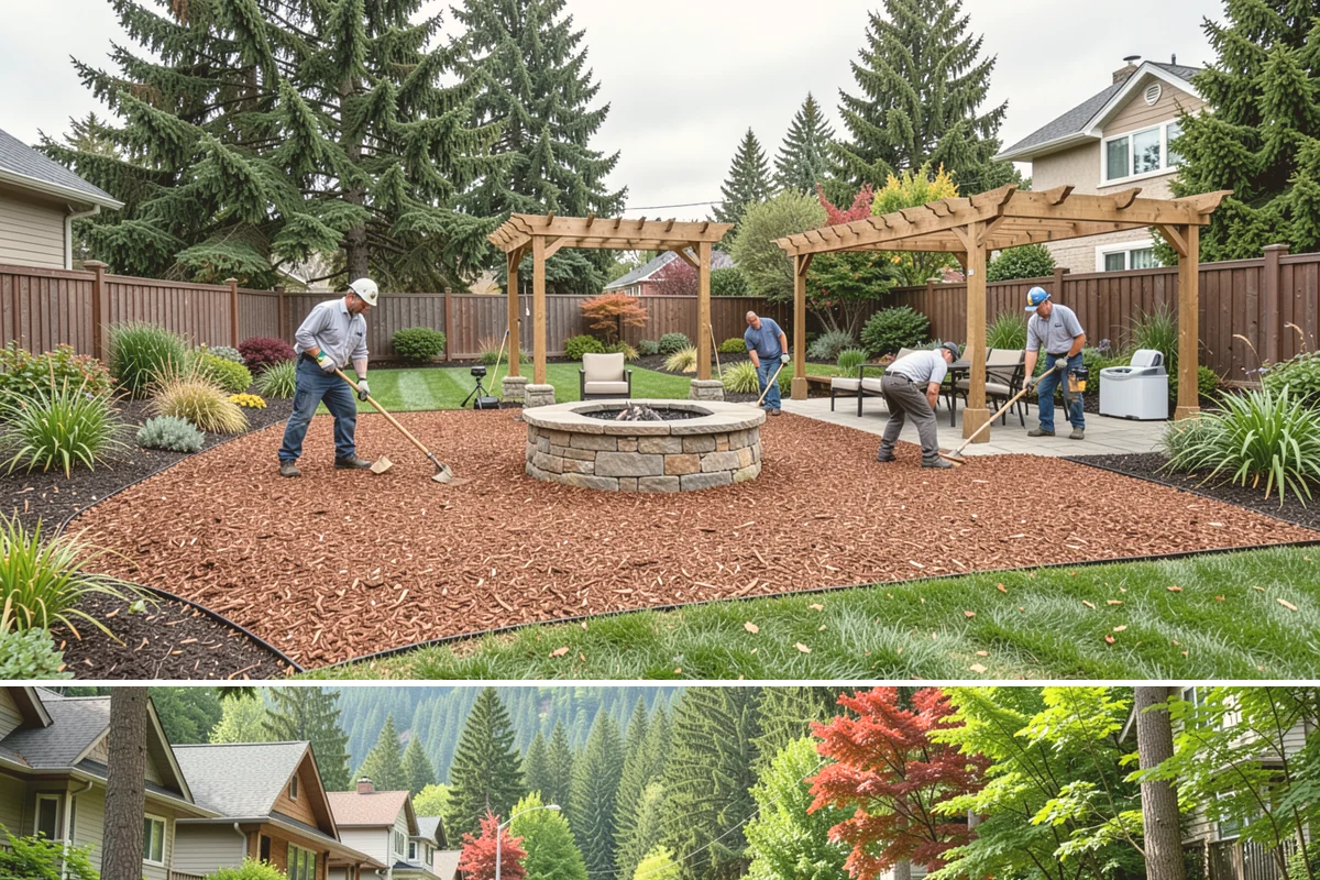 Boulder Retaining Wall in Darrington, Snohomish County, WA - Best placed in drier spring-through-fall conditions when heavy equipment can work the slope without churning saturated PNW soil.