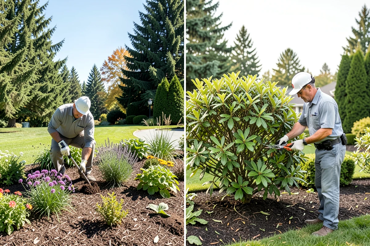 Boulder Retaining Wall in DuPont, Pierce County, WA - Excavate and bench the slope