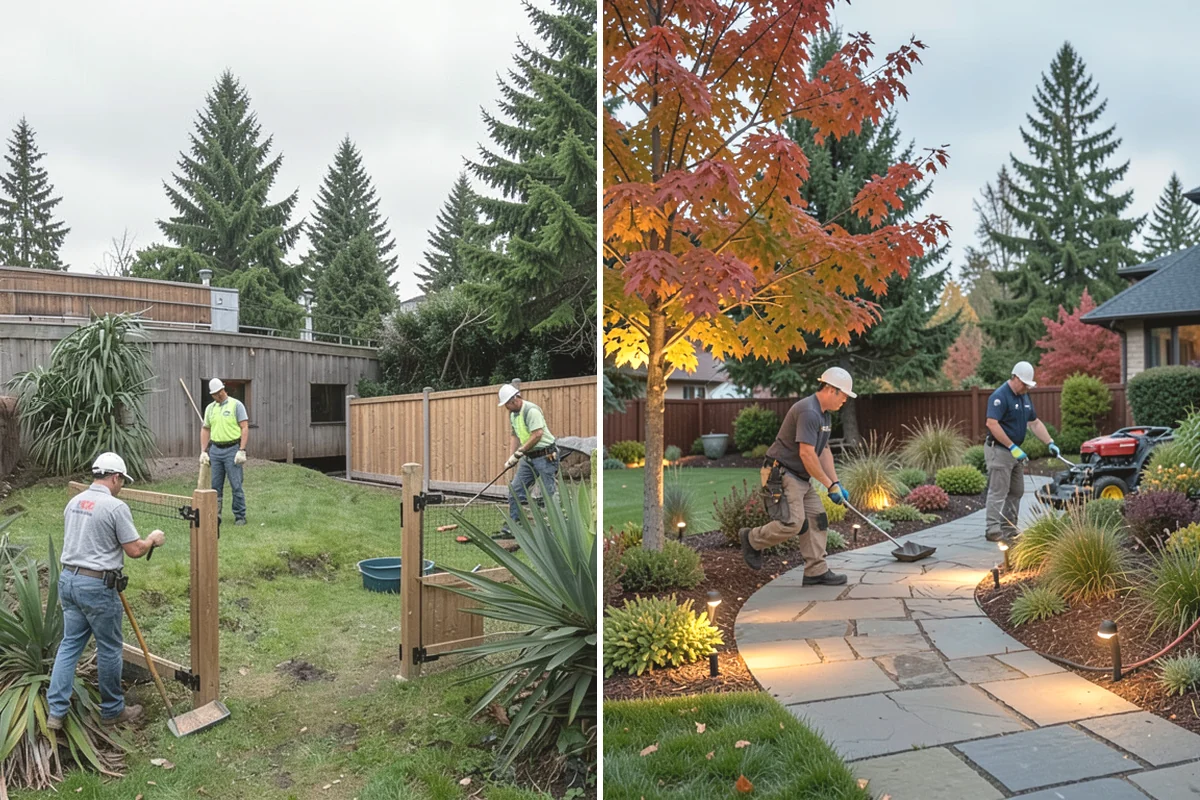 Boulder Retaining Wall in Duvall, King County, WA - Excavate and bench the slope