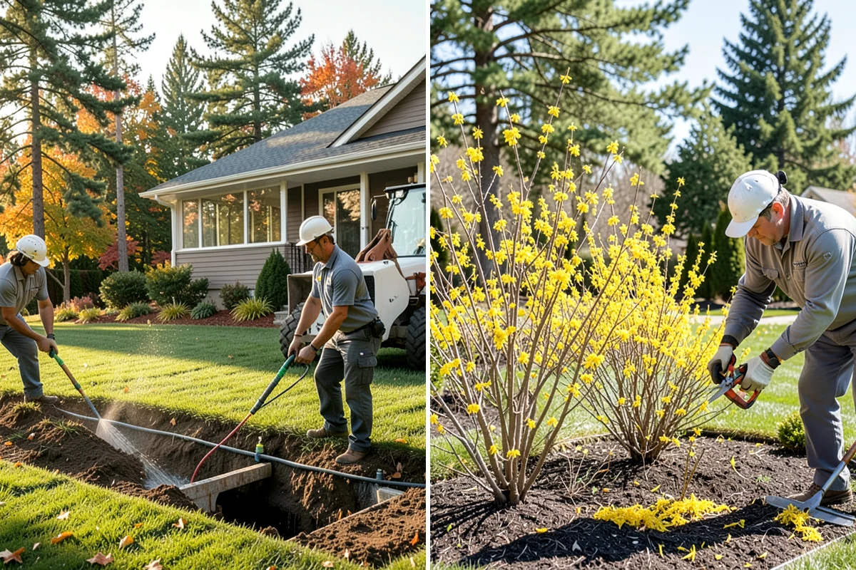Boulder Retaining Wall in Enumclaw, King County, WA - Excavate and bench the slope