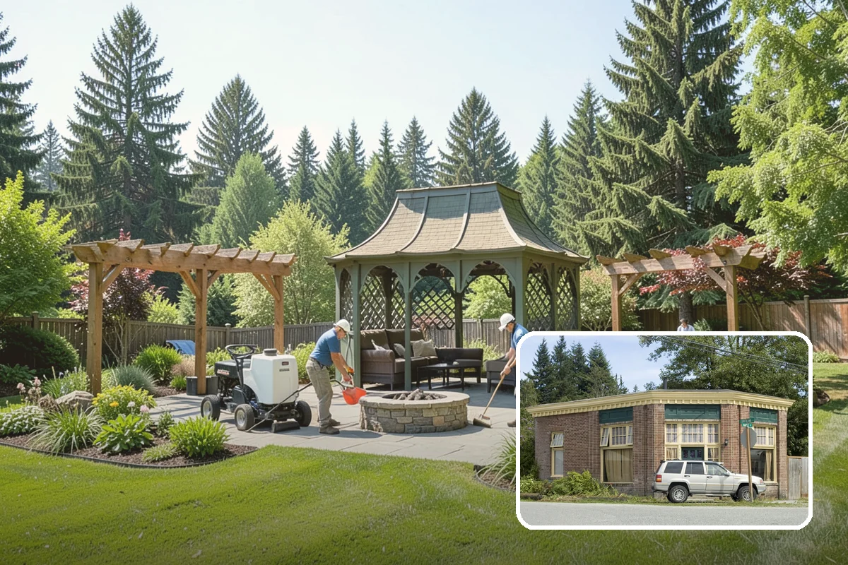 Boulder Retaining Wall in Hamilton, Skagit County, WA - Excellent free-draining performance in wet climates