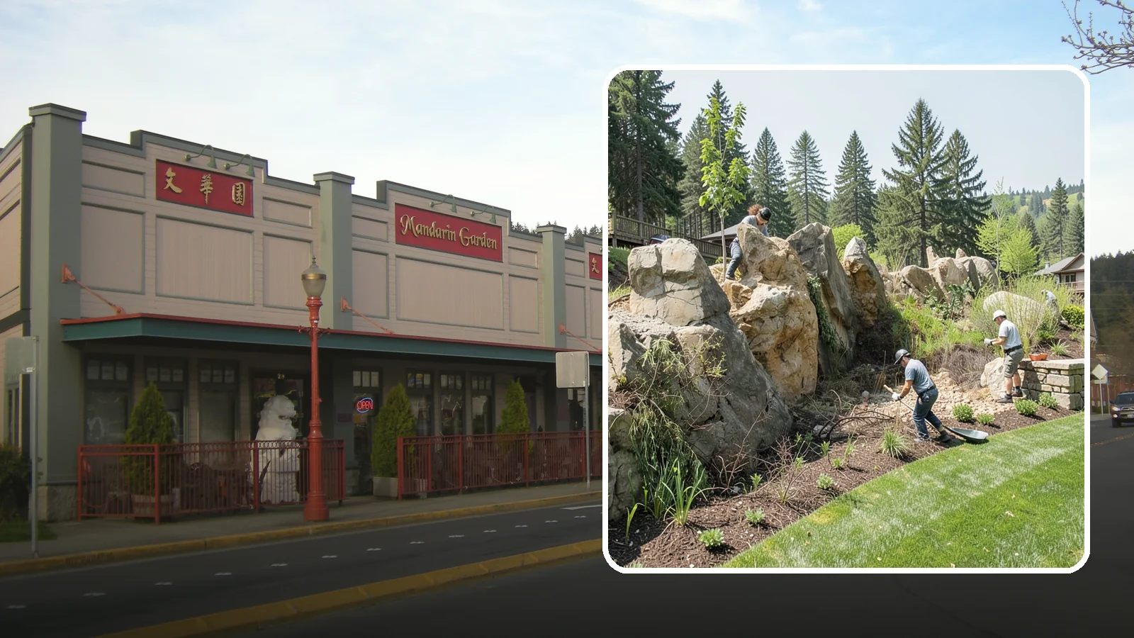 Boulder Retaining Wall in Issaquah, King County, WA - A rugged wall of large stacked boulders that stabilizes steep PNW slopes with a bold, naturalistic look and excellent drainage.