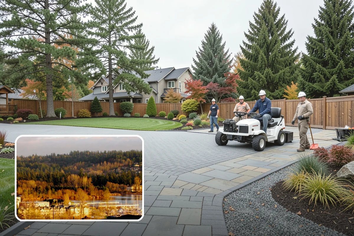 Boulder Retaining Wall in Kenmore, King County, WA - Excellent free-draining performance in wet climates
