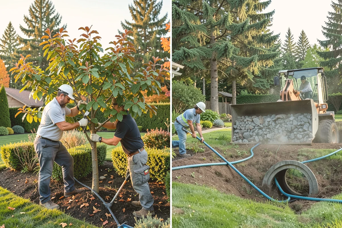 Boulder Retaining Wall in Kent, King County, WA - Excavate and bench the slope