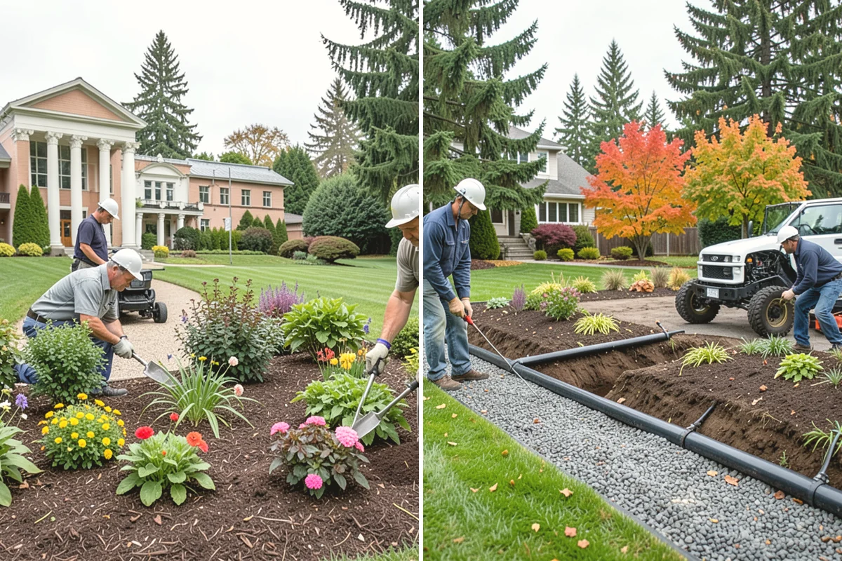Boulder Retaining Wall in La Conner, Skagit County, WA - Excavate and bench the slope