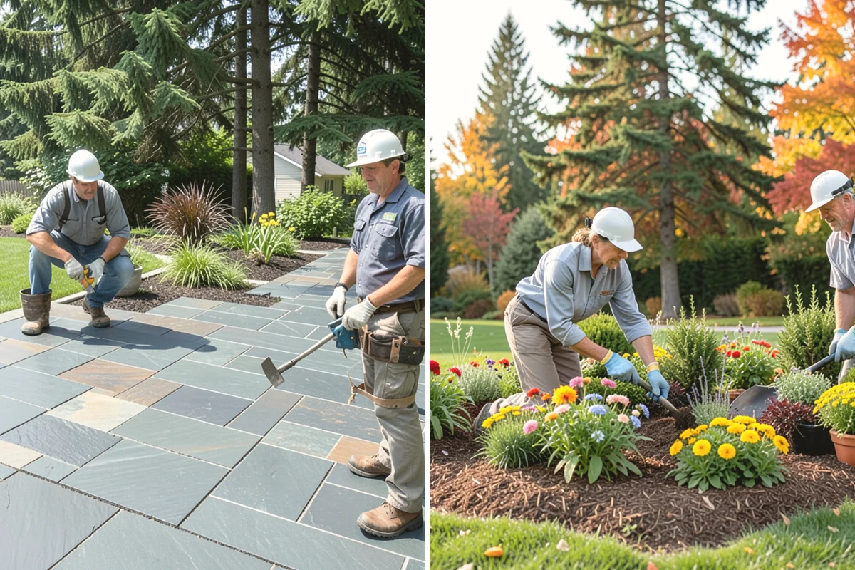 Boulder Retaining Wall in Lake Stevens, Snohomish County, WA - Excavate and bench the slope