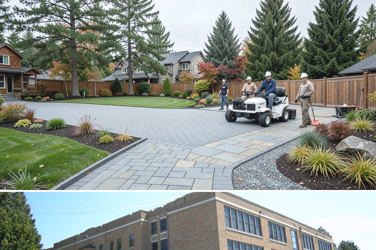 Boulder Retaining Wall in Maple Valley, King County, WA - Best placed in drier spring-through-fall conditions when heavy equipment can work the slope without churning saturated PNW soil.