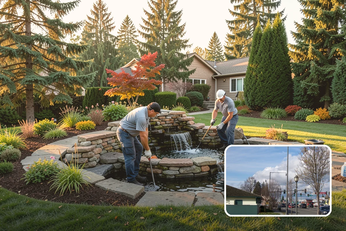 Boulder Retaining Wall in Marysville, Snohomish County, WA - Excellent free-draining performance in wet climates