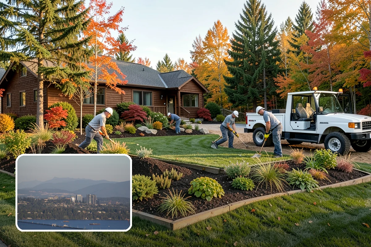 Boulder Retaining Wall in Medina, King County, WA - Excellent free-draining performance in wet climates