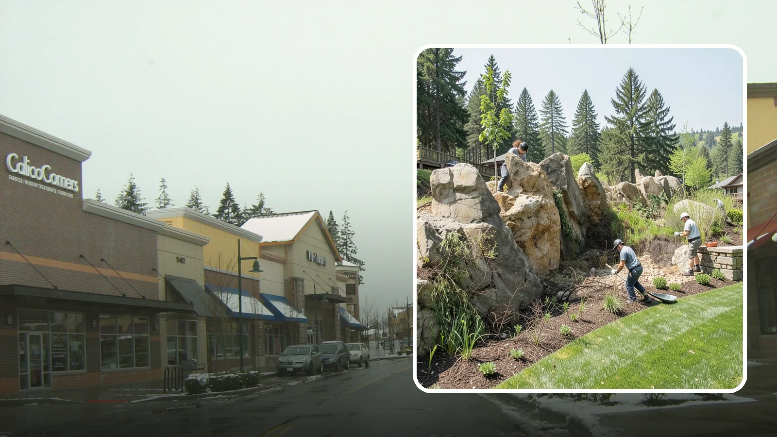 Boulder Retaining Wall in Mill Creek, Snohomish County, WA - A rugged wall of large stacked boulders that stabilizes steep PNW slopes with a bold, naturalistic look and excellent drainage.