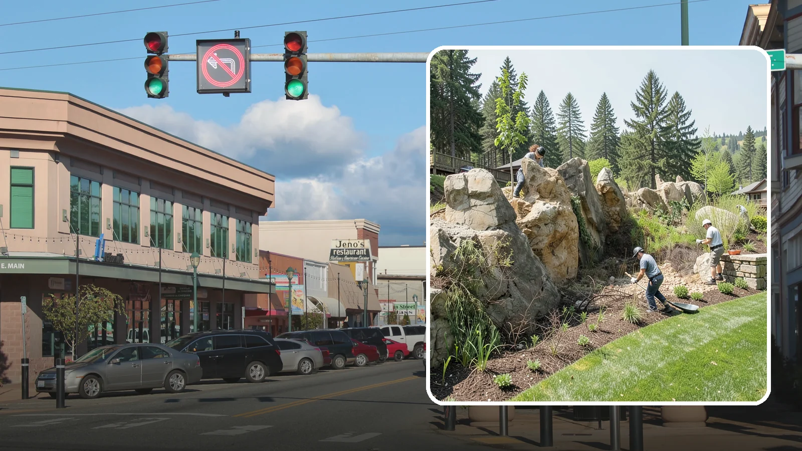 Boulder Retaining Wall in Monroe, Snohomish County, WA - A rugged wall of large stacked boulders that stabilizes steep PNW slopes with a bold, naturalistic look and excellent drainage.