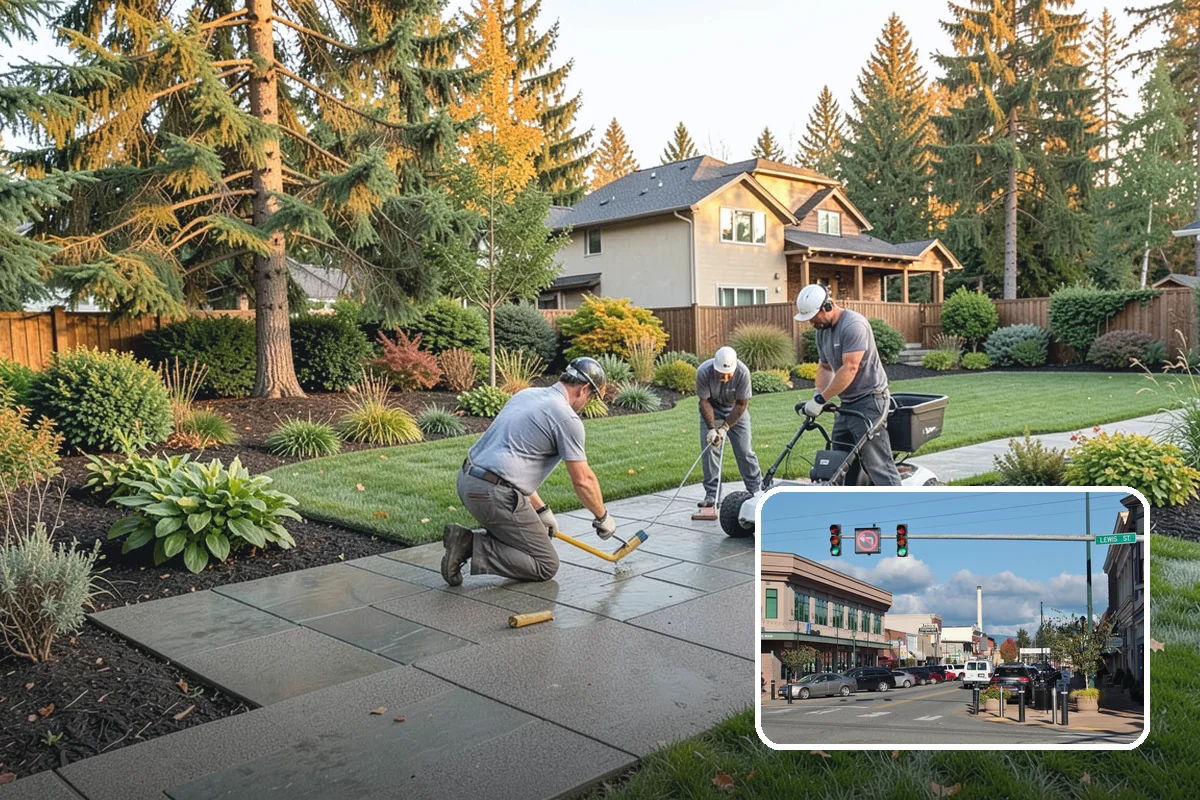 Boulder Retaining Wall in Monroe, Snohomish County, WA - Excellent free-draining performance in wet climates