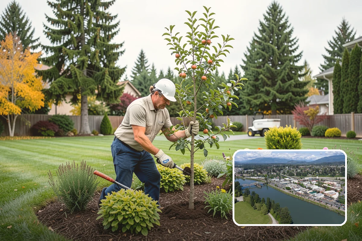 Boulder Retaining Wall in Mount Vernon, Skagit County, WA - Excellent free-draining performance in wet climates
