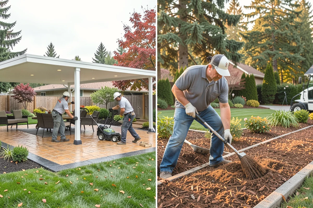 Boulder Retaining Wall in Mountlake Terrace, Snohomish County, WA - Excavate and bench the slope