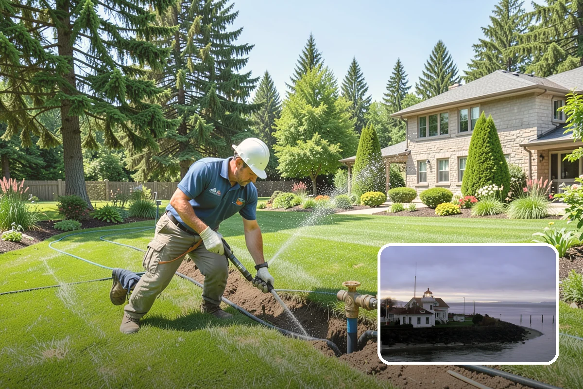 Boulder Retaining Wall in Mukilteo, Snohomish County, WA - Excellent free-draining performance in wet climates