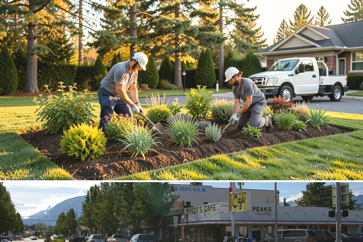 Boulder Retaining Wall in North Bend, King County, WA - Best placed in drier spring-through-fall conditions when heavy equipment can work the slope without churning saturated PNW soil.