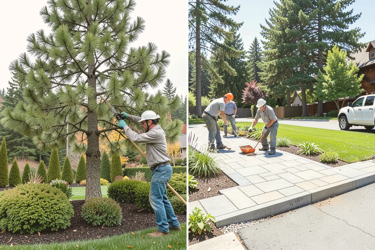 Boulder Retaining Wall in Orting, Pierce County, WA - Excavate and bench the slope