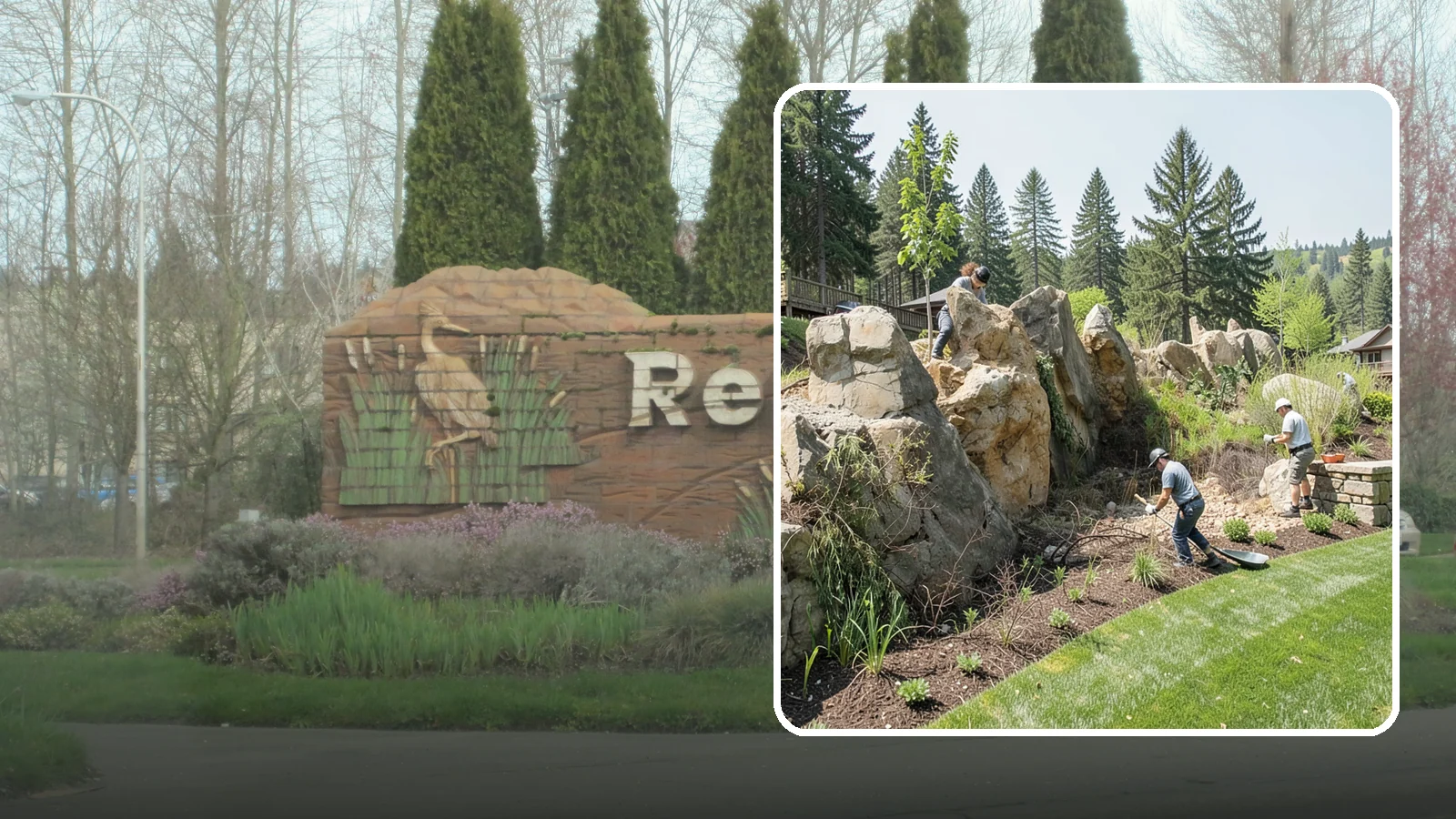 Boulder Retaining Wall in Renton, King County, WA - A rugged wall of large stacked boulders that stabilizes steep PNW slopes with a bold, naturalistic look and excellent drainage.