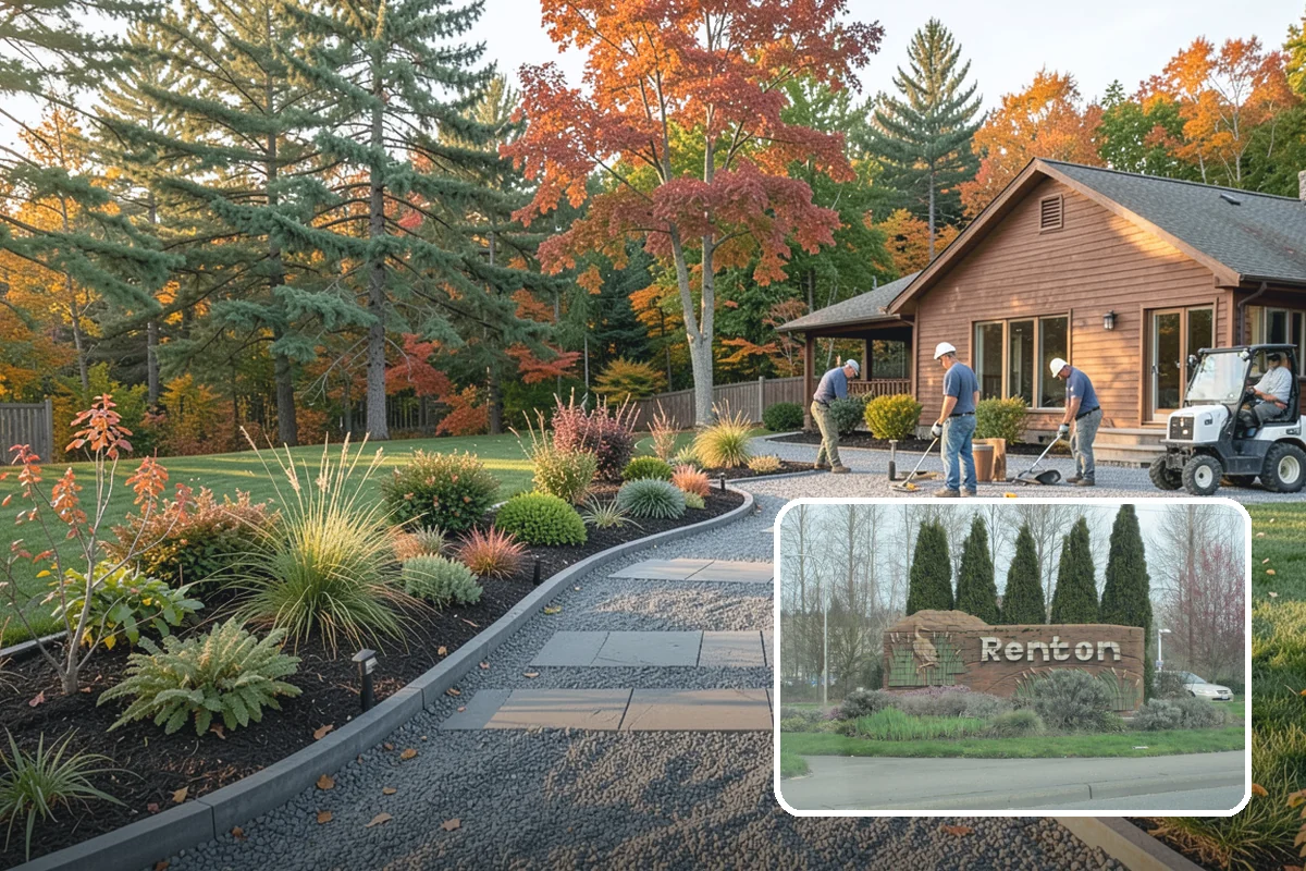 Boulder Retaining Wall in Renton, King County, WA - Excellent free-draining performance in wet climates