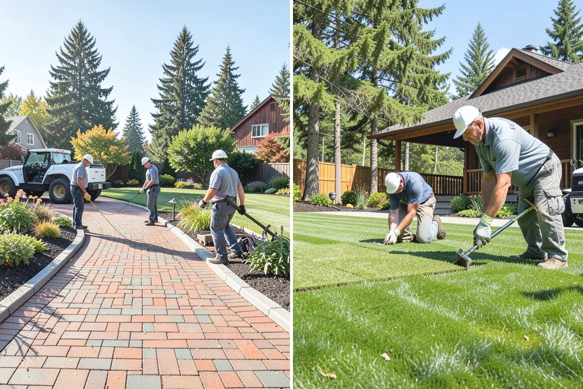 Boulder Retaining Wall in Renton, King County, WA - Excavate and bench the slope
