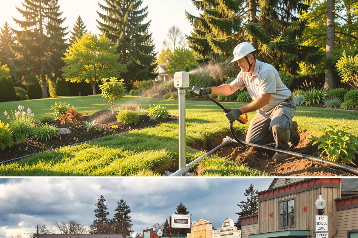 Boulder Retaining Wall in Roy, Pierce County, WA - Best placed in drier spring-through-fall conditions when heavy equipment can work the slope without churning saturated PNW soil.