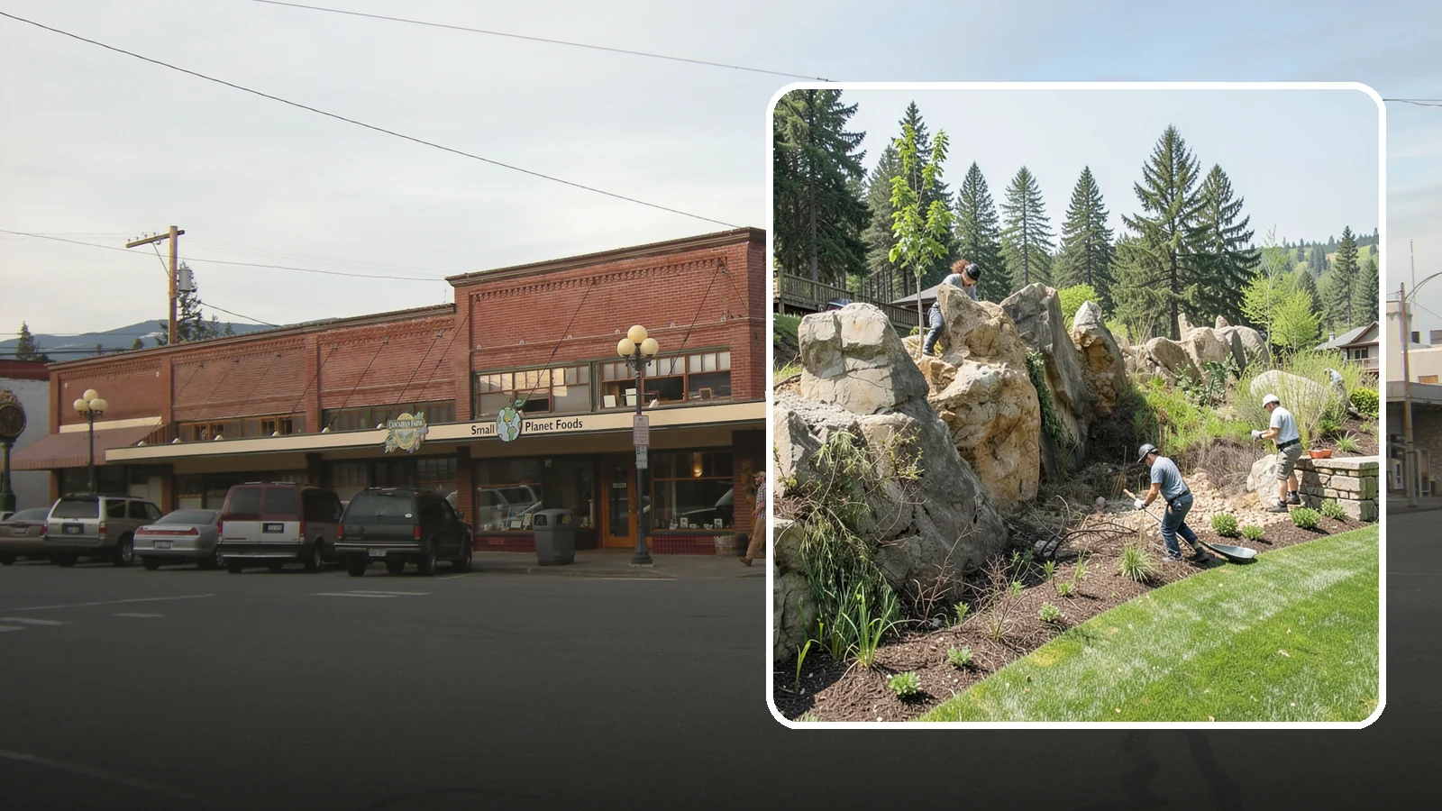 Boulder Retaining Wall in Sedro-Woolley, Skagit County, WA - A rugged wall of large stacked boulders that stabilizes steep PNW slopes with a bold, naturalistic look and excellent drainage.