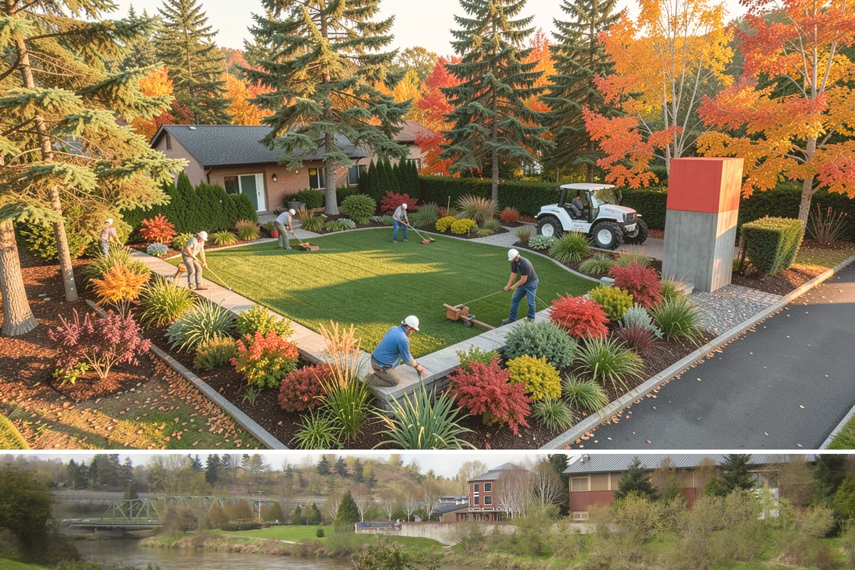 Boulder Retaining Wall in Tukwila, King County, WA - Best placed in drier spring-through-fall conditions when heavy equipment can work the slope without churning saturated PNW soil.