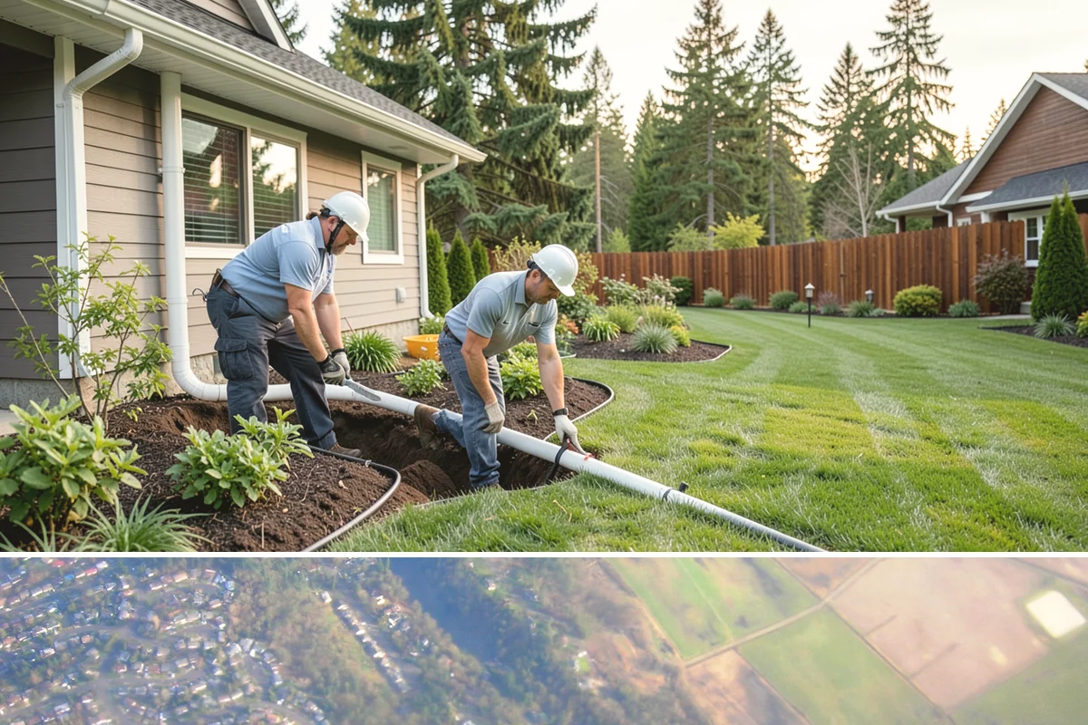 Boulder Wall Installation in Algona, King County, WA - Summer's firmer, drier ground provides the stable footing that heavy equipment and boulder placement require, avoiding the mud of...