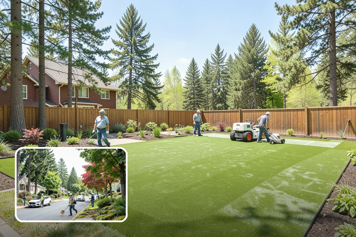 Boulder Wall Installation in Beaux Arts Village, King County, WA - Massive stones provide strong, gravity-based retention