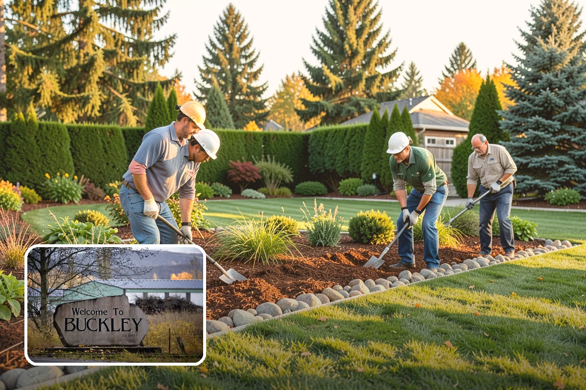 Boulder Wall Installation in Buckley, Pierce County, WA - Massive stones provide strong, gravity-based retention