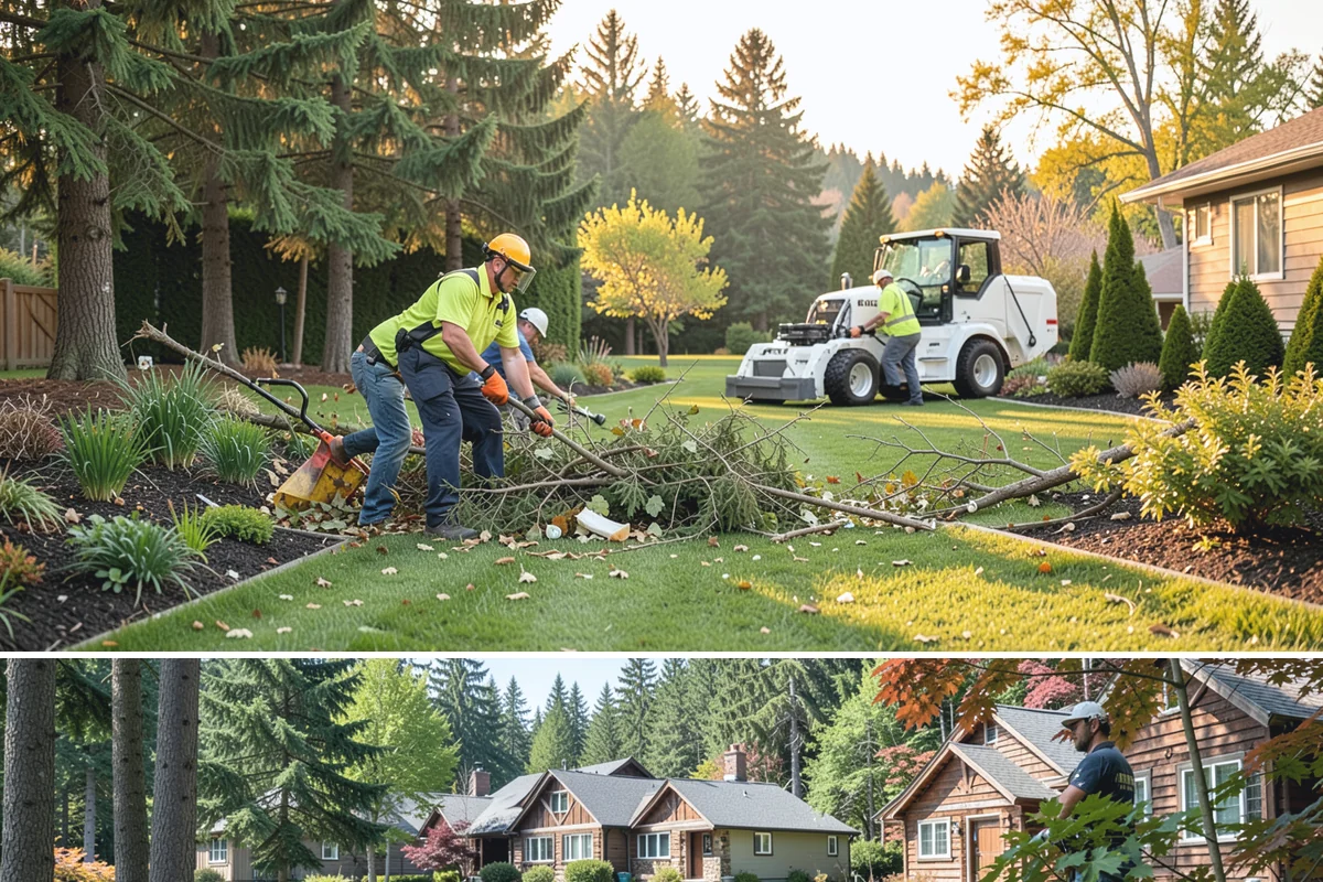 Boulder Wall Installation in Edgewood, Pierce County, WA - Summer's firmer, drier ground provides the stable footing that heavy equipment and boulder placement require, avoiding the mud of...