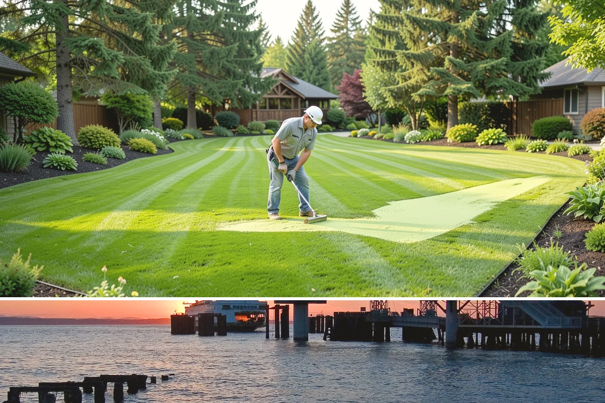 Boulder Wall Installation in Edmonds, Snohomish County, WA - Summer's firmer, drier ground provides the stable footing that heavy equipment and boulder placement require, avoiding the mud of...
