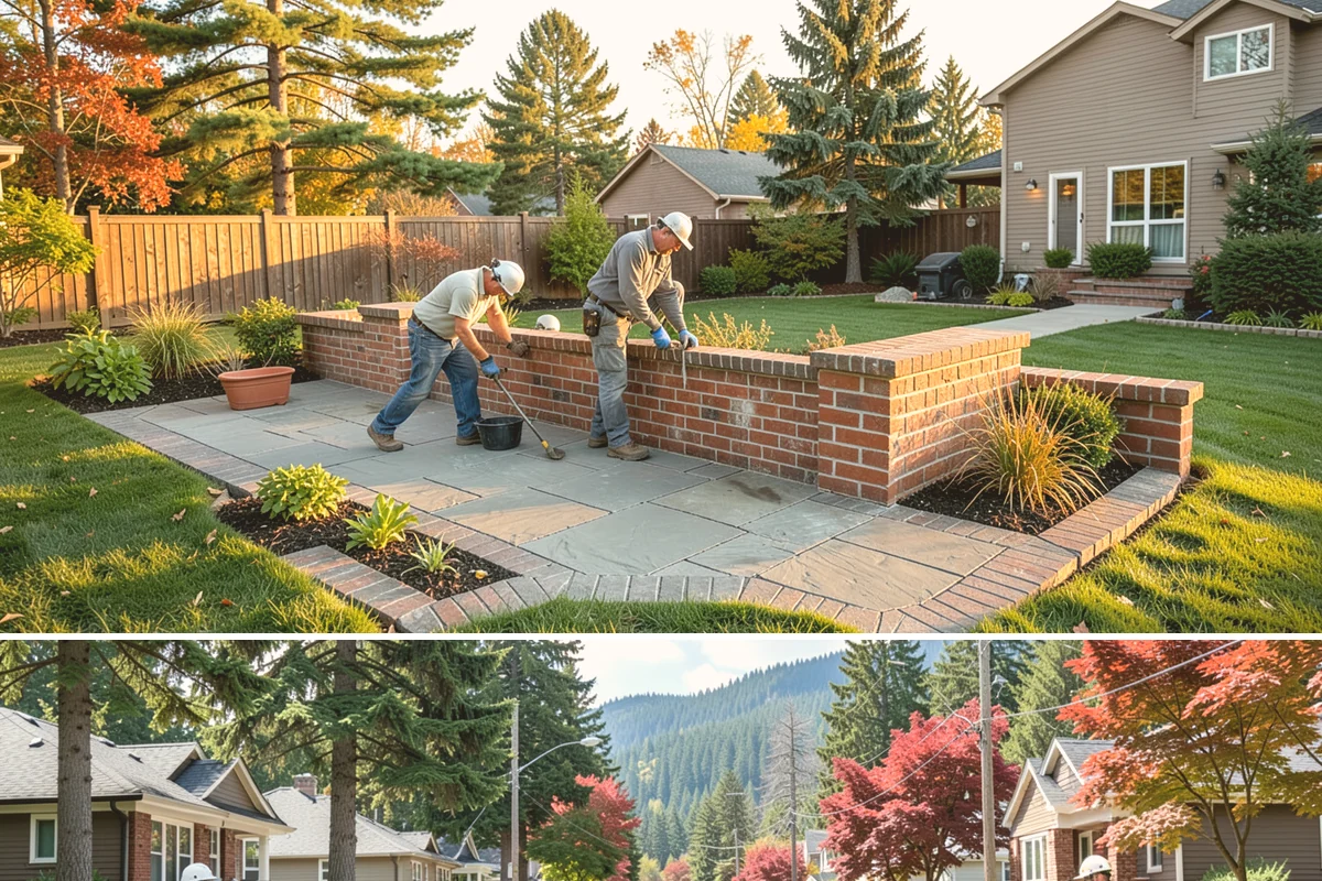 Boulder Wall Installation in Hunts Point, King County, WA - Summer's firmer, drier ground provides the stable footing that heavy equipment and boulder placement require, avoiding the mud of...