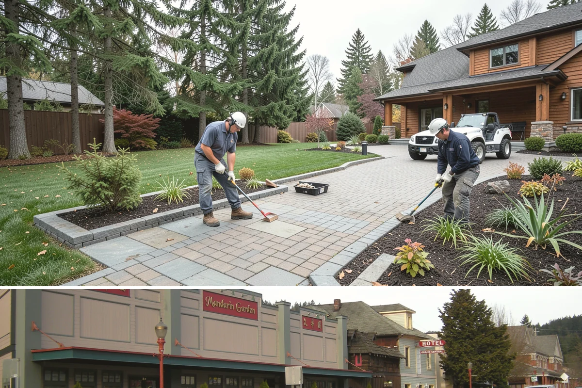 Boulder Wall Installation in Issaquah, King County, WA - Summer's firmer, drier ground provides the stable footing that heavy equipment and boulder placement require, avoiding the mud of...