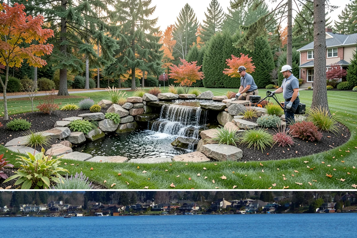 Boulder Wall Installation in Lake Stevens, Snohomish County, WA - Summer's firmer, drier ground provides the stable footing that heavy equipment and boulder placement require, avoiding the mud of...