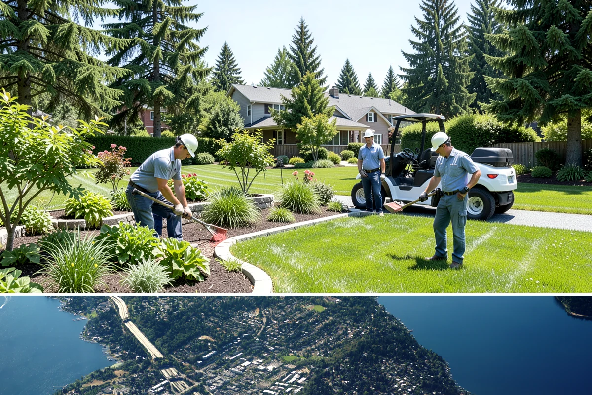 Boulder Wall Installation in Mercer Island, King County, WA - Summer's firmer, drier ground provides the stable footing that heavy equipment and boulder placement require, avoiding the mud of...
