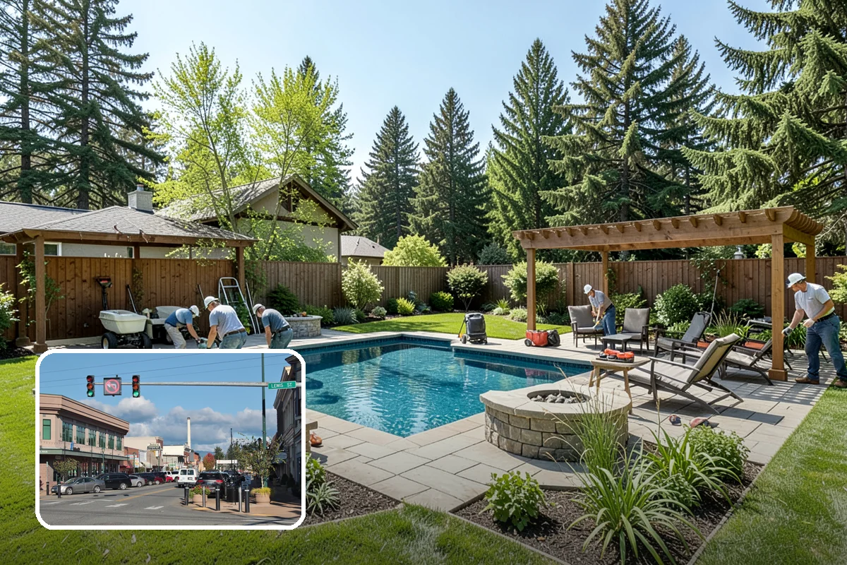 Boulder Wall Installation in Monroe, Snohomish County, WA - Massive stones provide strong, gravity-based retention